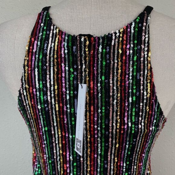 NWT Sanctuary Rainbow Sequin Tank Top Size XS - Picture 6 of 8